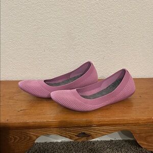 Allbirds Women's Pink/Purple Washable Ballet Flats Size 8.5